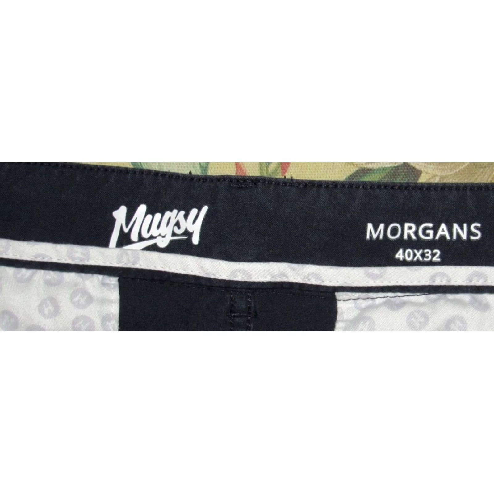 Vintage MUGSY Chino Pants Navy Blue Morgans 40 x 32 Men Size US 40 / EU 56 - 5 Thumbnail
