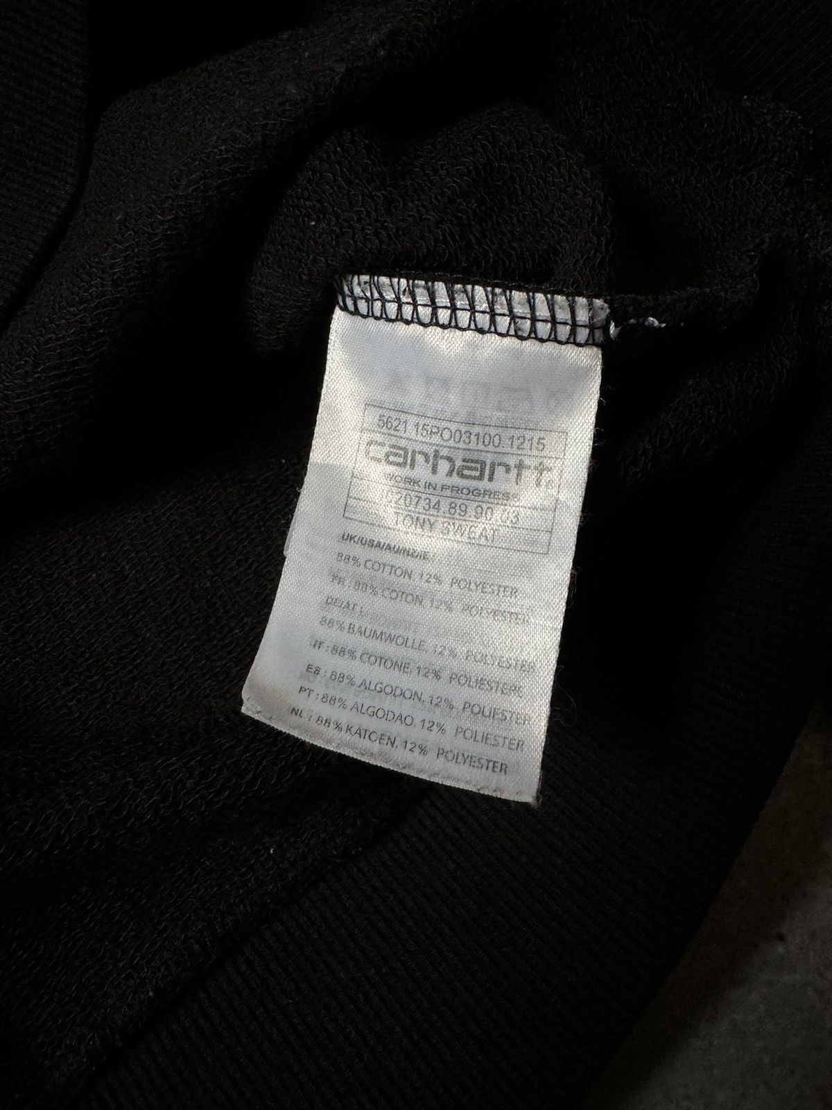 Carhartt × Carhartt Wip Carhartt WIP Tony Big Logo Sweatshirt Size US S / EU 44-46 / 1 - 7 Thumbnail