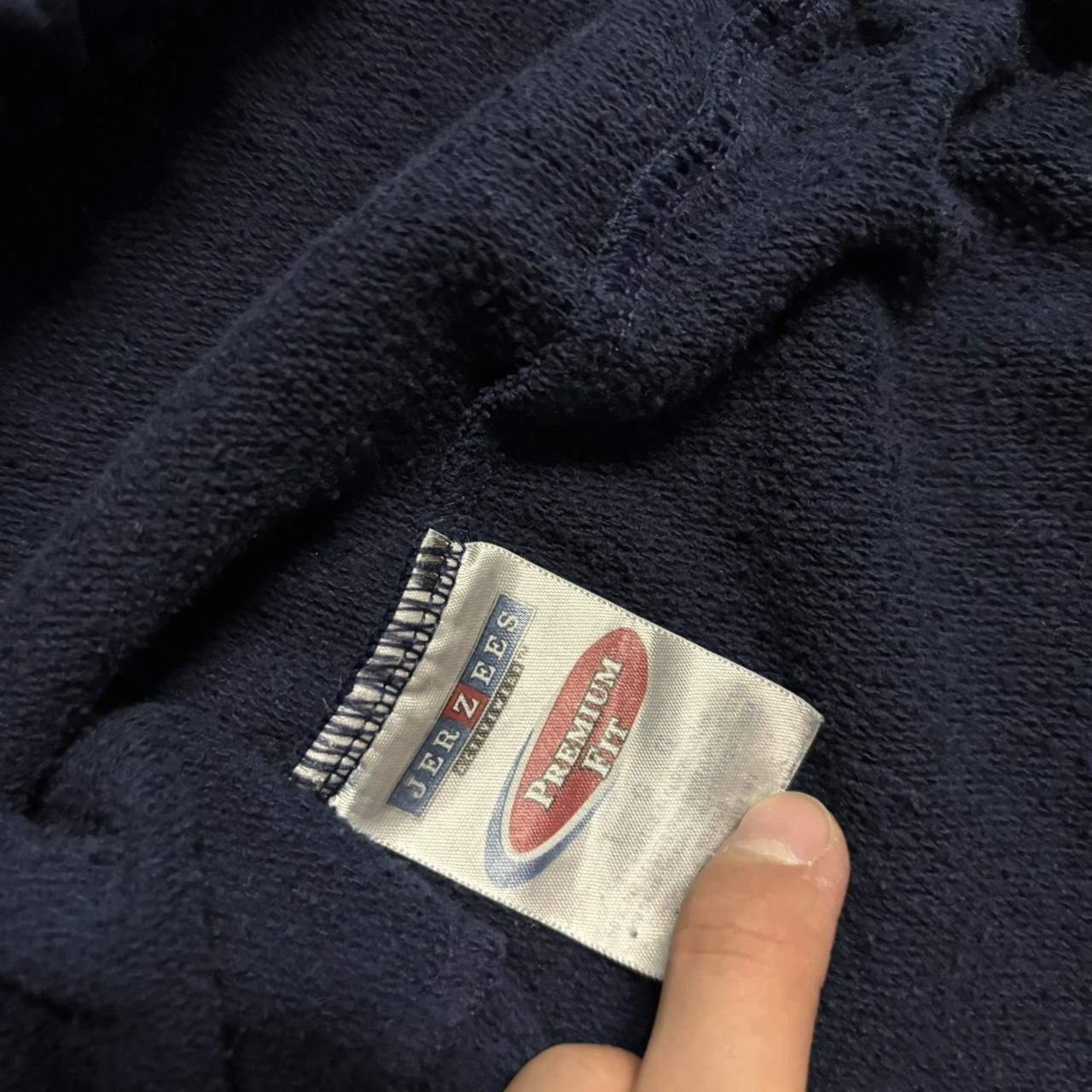 Japanese Brand × Vintage Crazy Vintage Y2K/2000s Navy Blue Skater Essential Sweatpants! Size US 30 / EU 46 - 6 Thumbnail