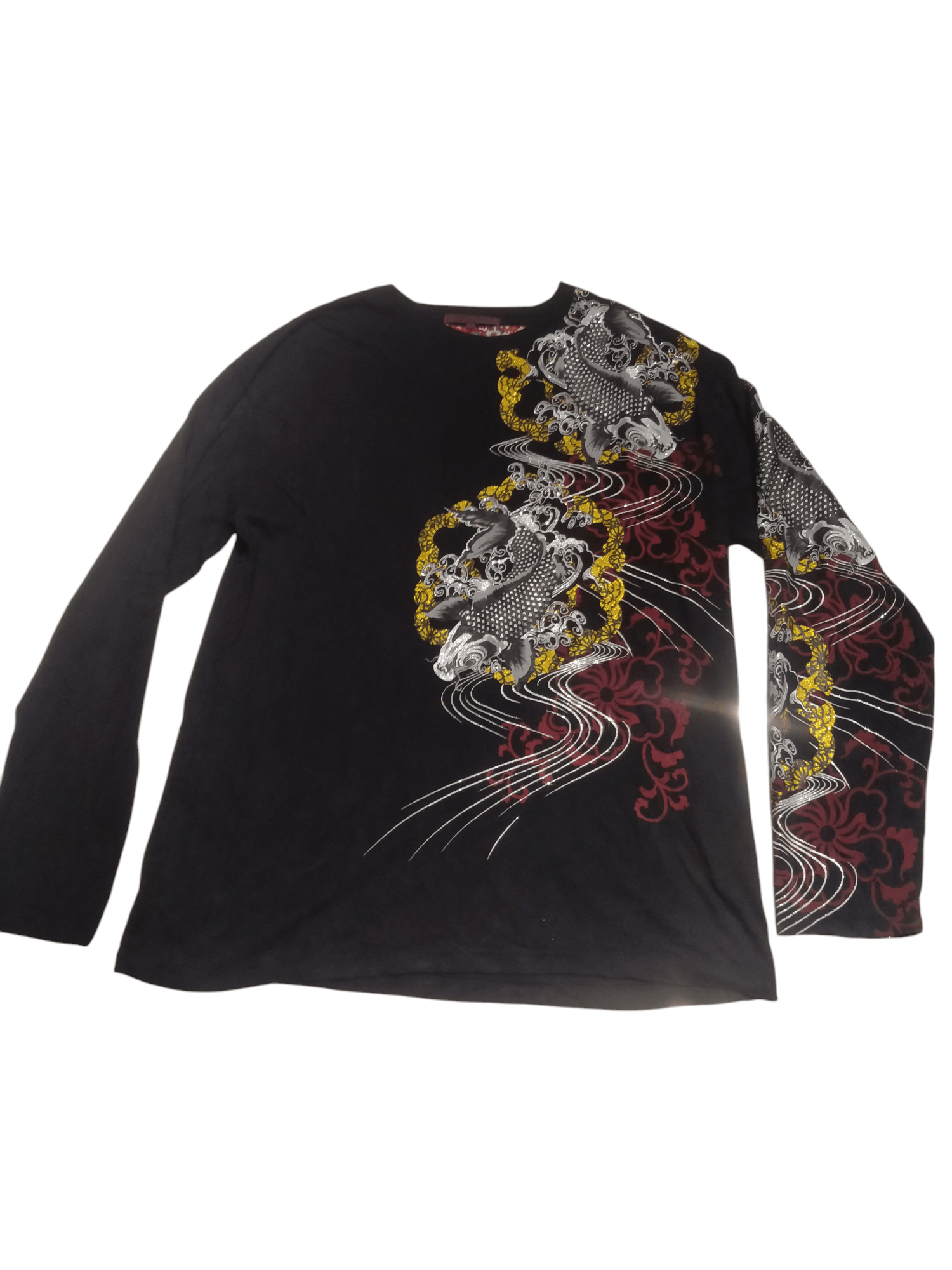 Japanese Brand JAPANESE TRADITIONAL LONGSLEEVE T SHIRT Size US XL / EU 56 / 4 - 3 Thumbnail
