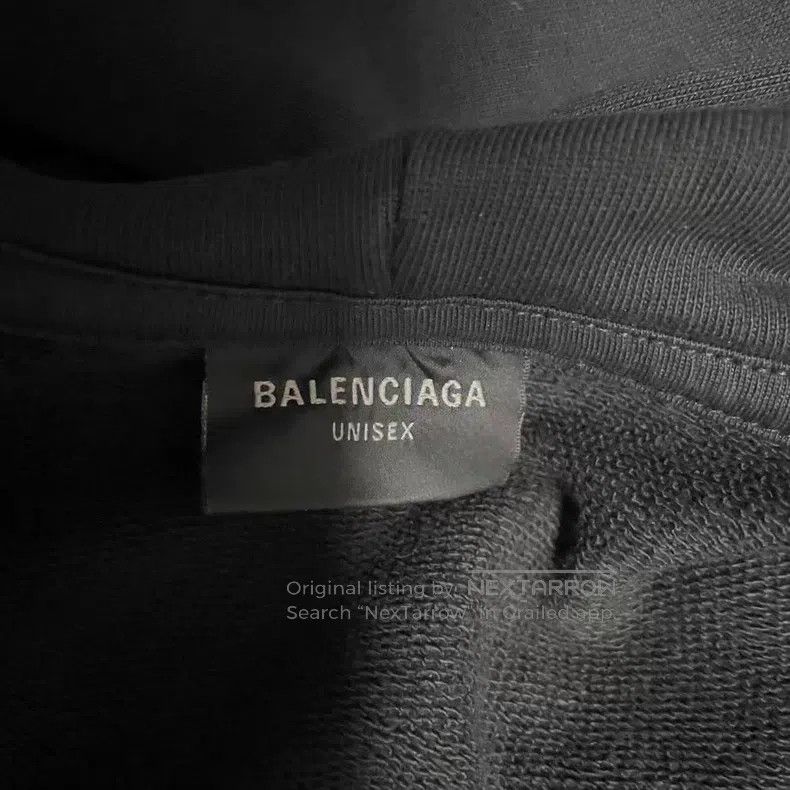 Balenciaga Balenciaga Muddy Stain Washed Hooded Zip-Up Sweatshirt Jac Size US S / EU 44-46 / 1 - 3 Thumbnail