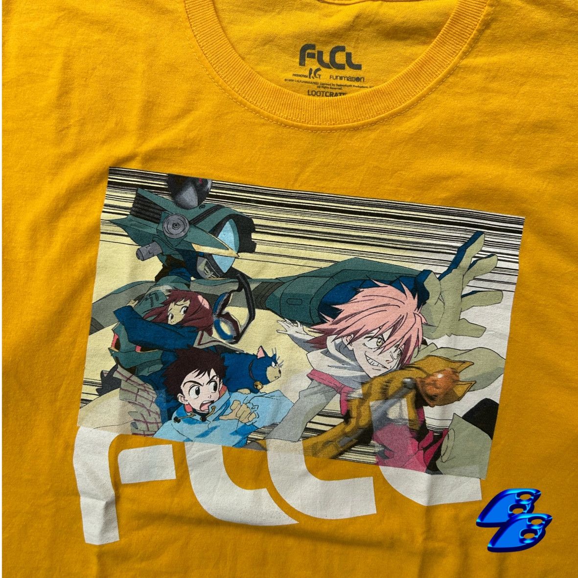 Anime FLCL (FOOLY COOLY) OFFICIAL TEE Size US M / EU 48-50 / 2 - 2 Thumbnail