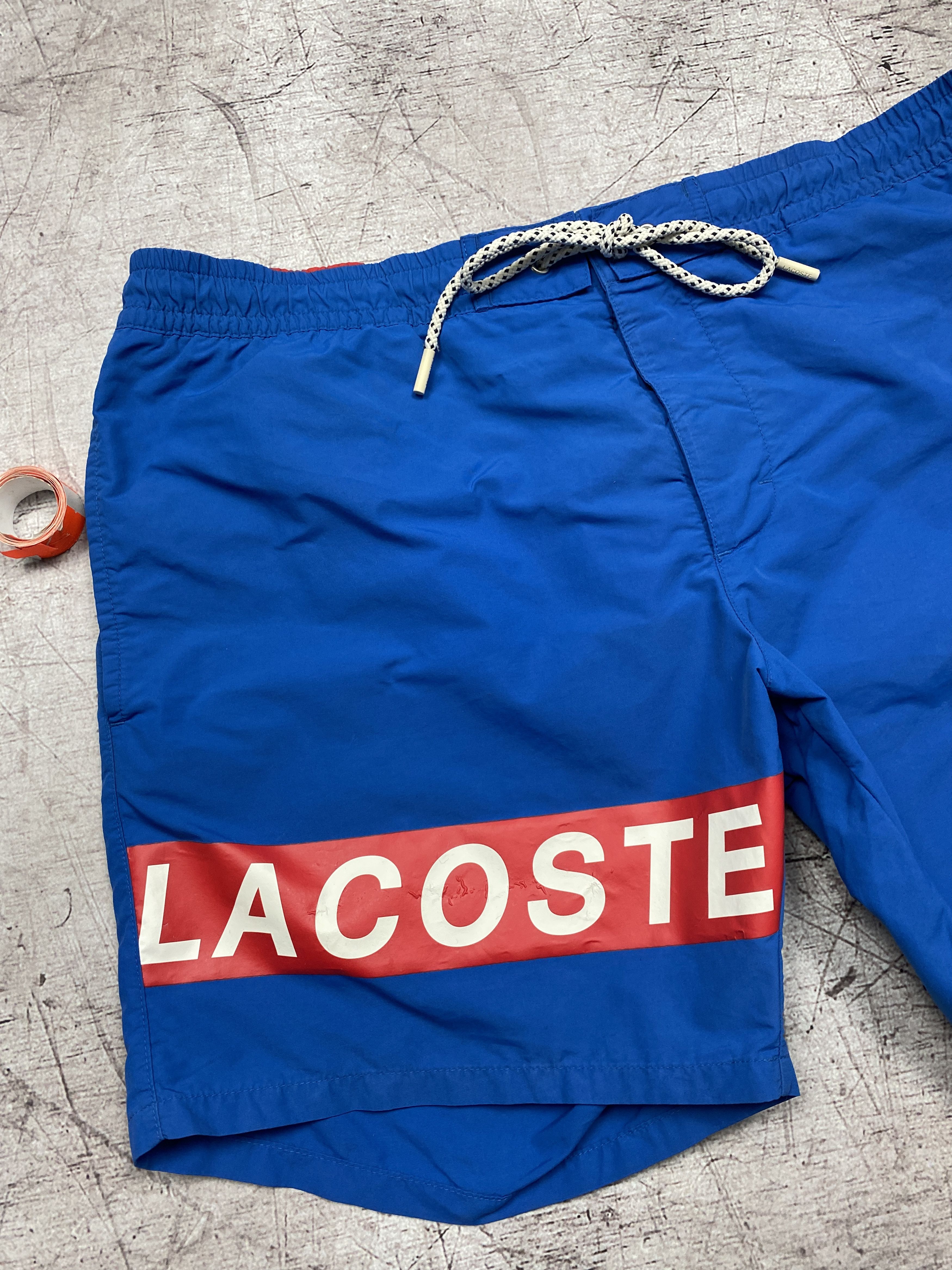 Lacoste × Vintage Lacoste Vintage Mens Nylon Shorts Size US 34 / EU 50 - 2 Thumbnail
