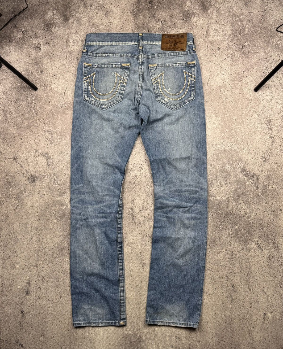 True Religion True Religion Vintage Jeans Flared Wide Baggy Distressed Y2K Size US 31 - 7 Thumbnail