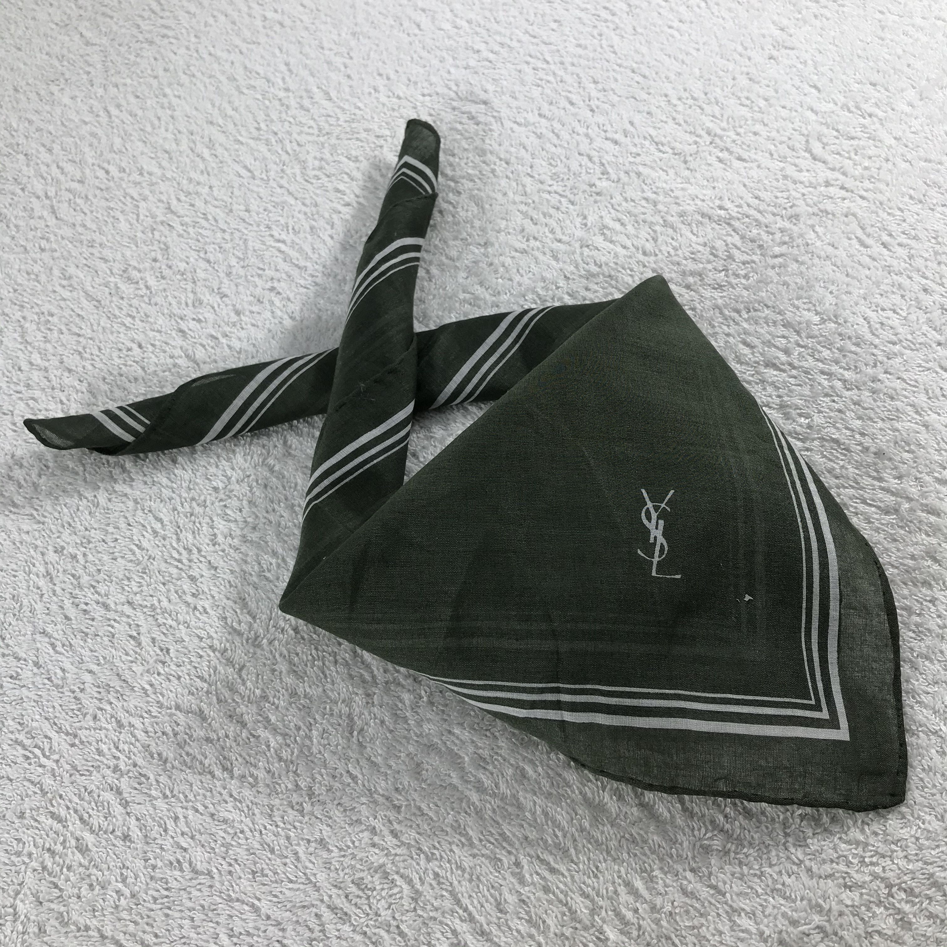 Vintage × Yves Saint Laurent Yves Saint Laurent Bandana / Handkerchief /Neckerchief -S160 Size ONE SIZE - 4 Thumbnail