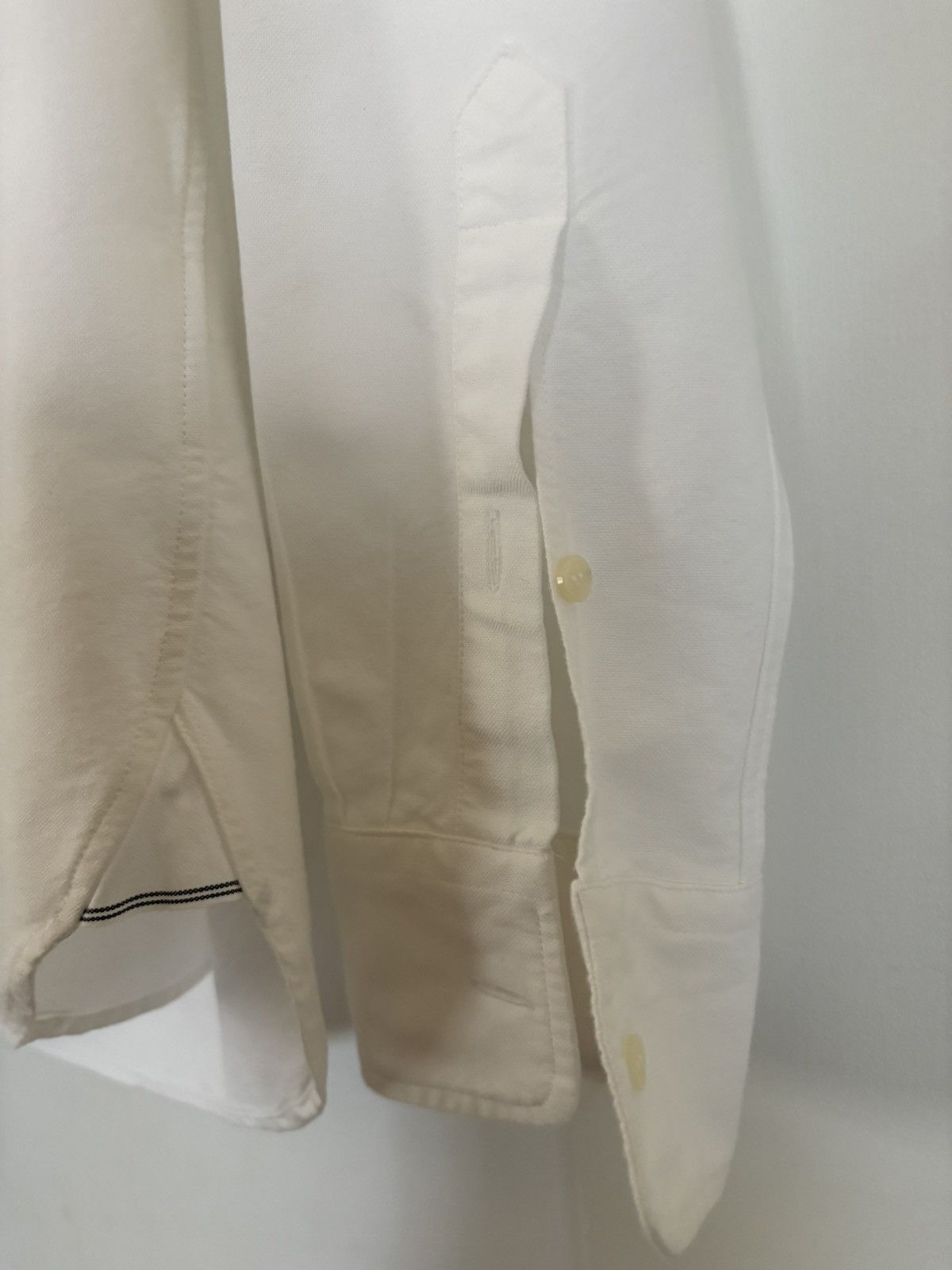 Officine Generale White Officine Generale Button Down with Trim Detail Size US XS / EU 42 / 0 - 5 Thumbnail
