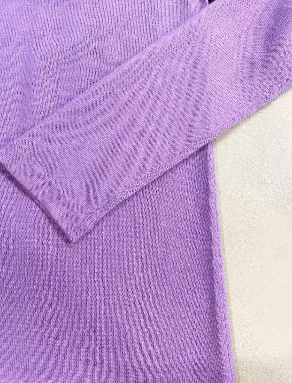 Miu Miu Miu Miu Classic Violet Purple Cashmere Sweater J33 Size S / US 4 / IT 40 - 4 Thumbnail