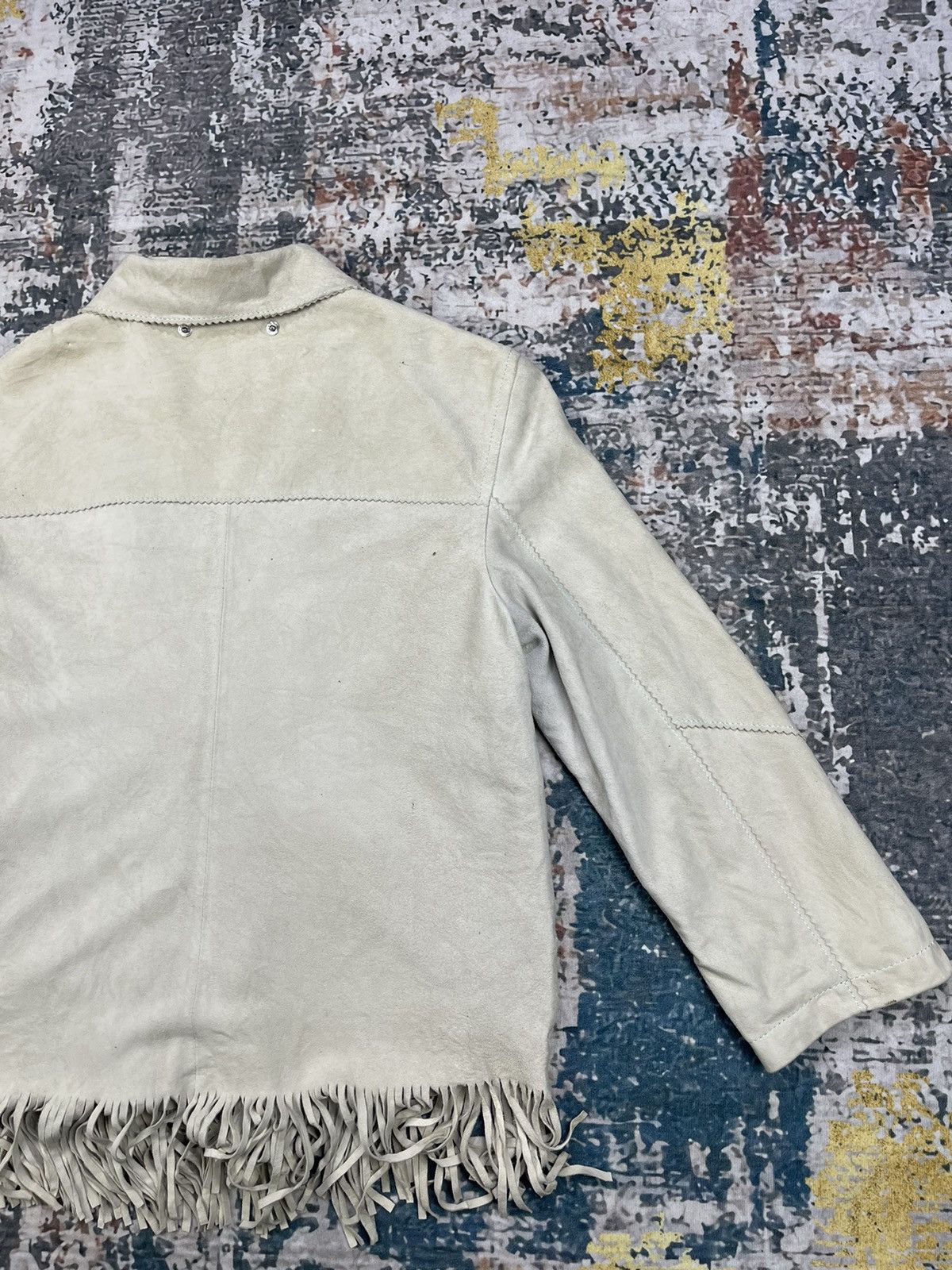 Diesel Diesel Goat Skin Suede Western Fringe Jackets Size M / US 6-8 / IT 42-44 - 9 Thumbnail