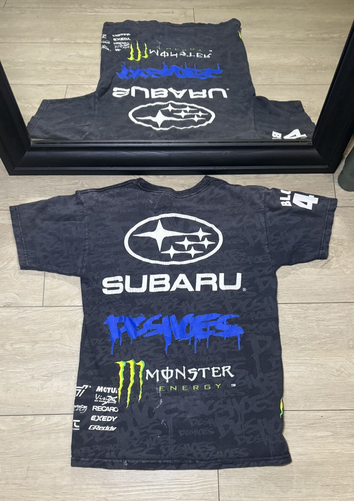 DC Y2K 2000s Monster X DC Shoes All Over Print Subaru / Recaro Size US S / EU 44-46 / 1 - 2 Thumbnail