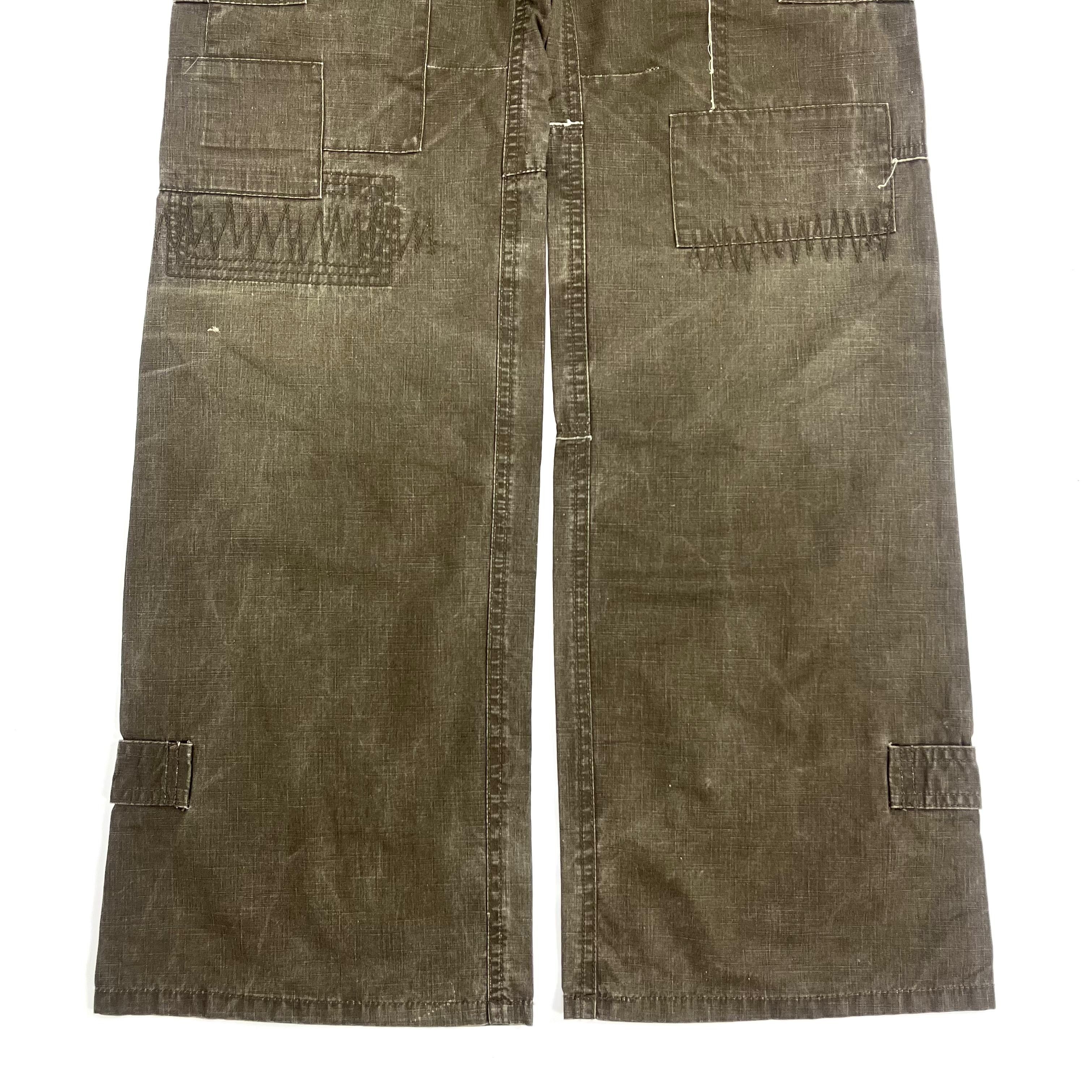291295=Homme VTG 291295=Homme Cargo Faith Military Goa Rock Style Pants Size US 32 / EU 48 - 5 Thumbnail