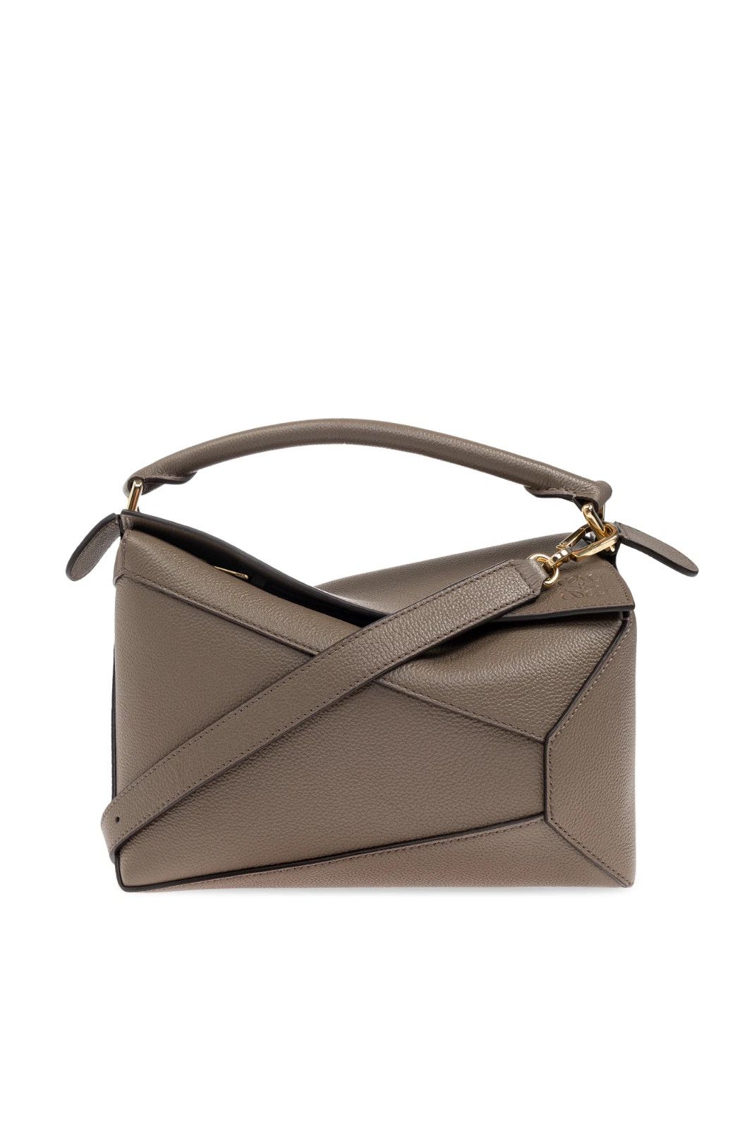 Loewe LOEWE Puzzle Small Edge Taupe Leather Handbag Size ONE SIZE - 1 Thumbnail