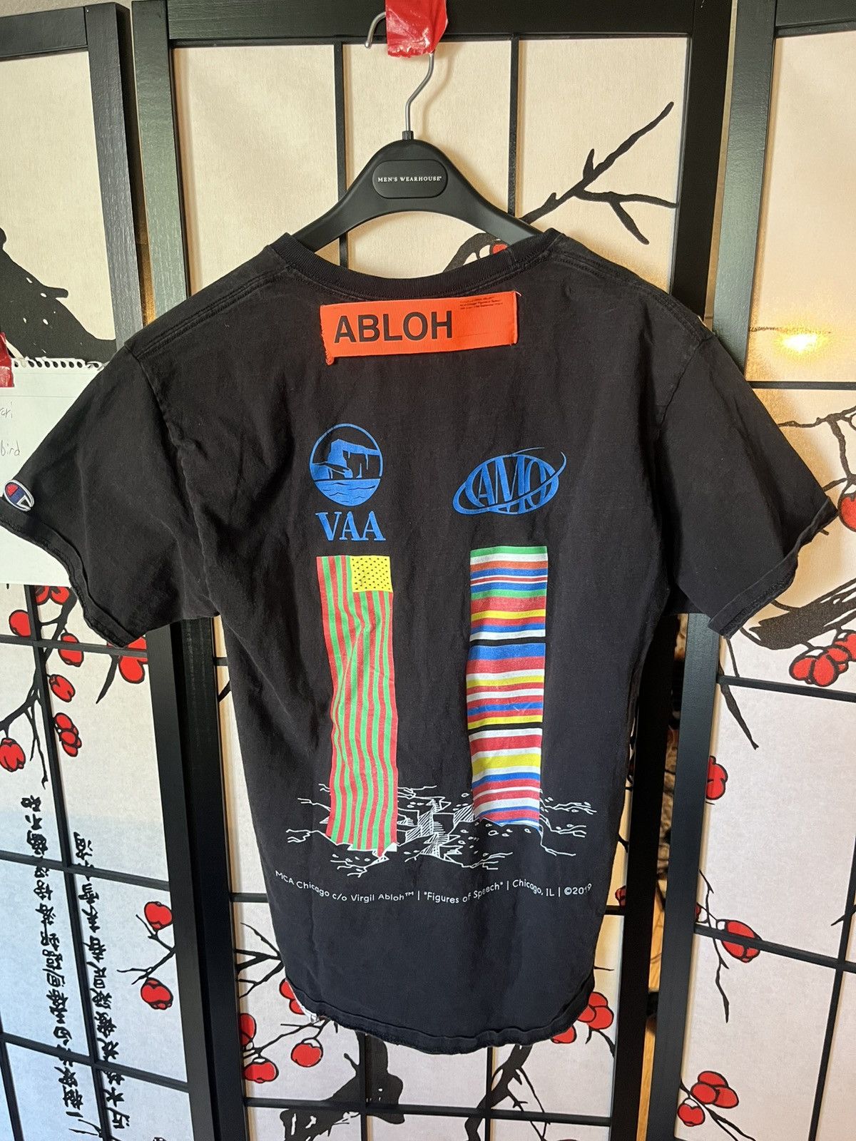 Champion × Off-White OFF WHITE/Virgil Abloh Figures of speech MCA Chicago T Shirt Size US M / EU 48-50 / 2 - 3 Thumbnail