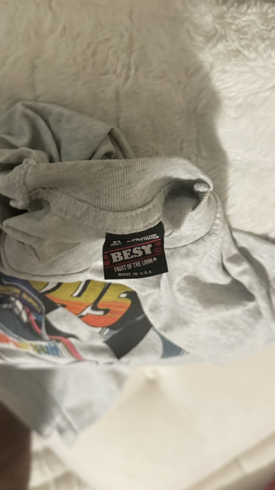 Fruit Of The Loom Jeff Nathan’s #98 V Tee Shirt Size US XL / EU 56 / 4 - 5 Thumbnail