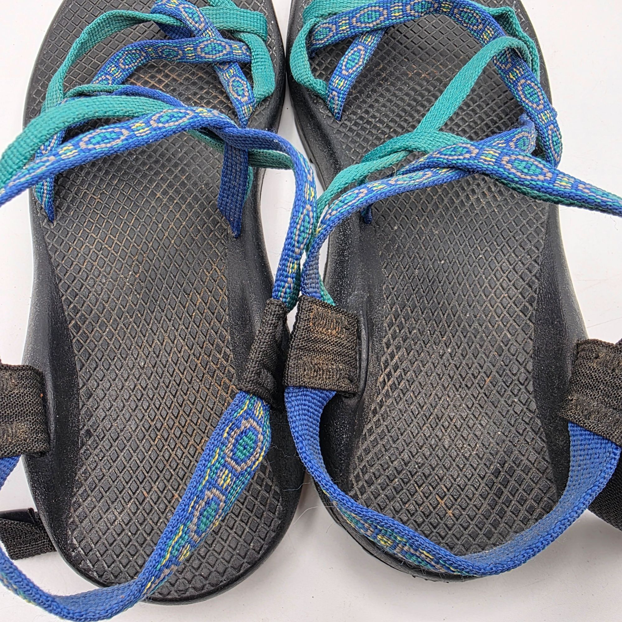 Chaco Chaco ZX2 Vibram Yampa Unaweep Womens Size 9 Black Blue Gree Size US 9 / IT 39 - 7 Thumbnail