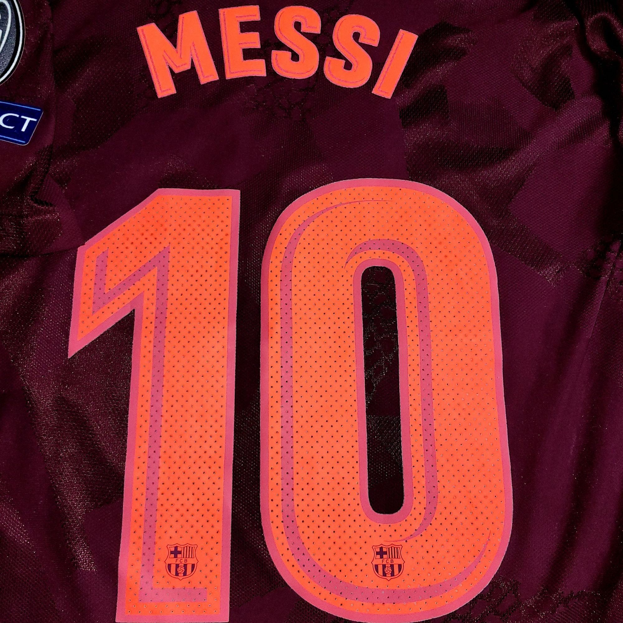 Nike Messi Barcelona 2017 2018 Third PLAYER Soccer Jersey BNWT M Size US M / EU 48-50 / 2 - 3 Thumbnail