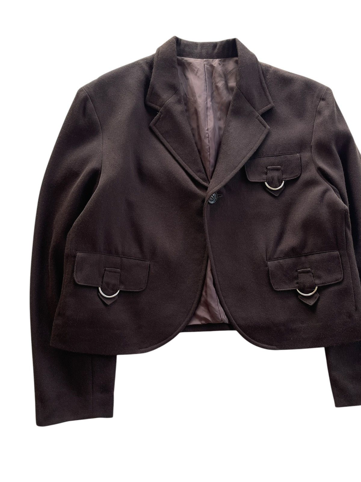 Yohji Yamamoto SS96 Ys Avantgarde cropped Jacket Size US M / EU 48-50 / 2 - 4 Thumbnail