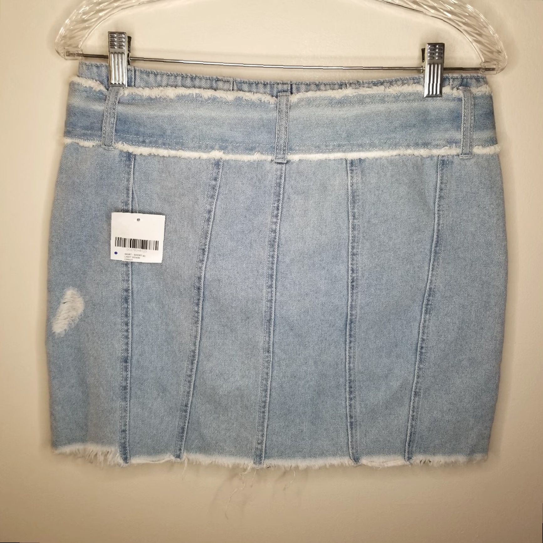 Forever 21 Forever 21 Womens NWT Short Blue Jean Skirt W/ Jean Belt Size 28 Size 28" / US 6 / IT 42 - 3 Thumbnail