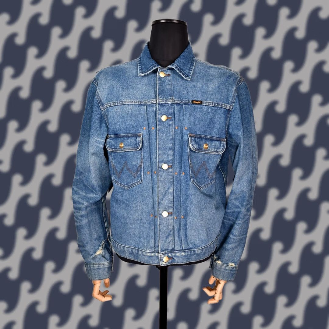 Wrangler WRANGLER MR. WRANGLER Denim Jacket Worn Indigo L Wrangler X Leon Bridges - Jacket, Men, Size L, Blue, Casual, Regular Fit Size US L / EU 52-54 / 3 - 1 Thumbnail