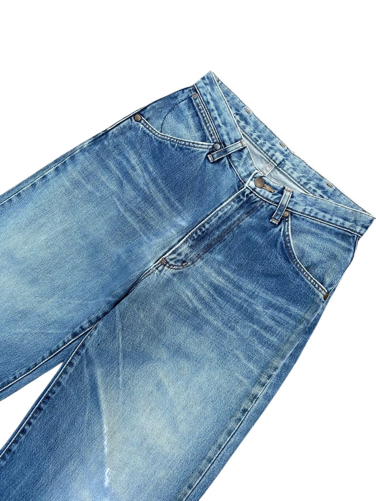 Kapital Vintage Wrangler Selvedge Baggy Distressed Faded Denim jeans Size US 28 / EU 44 - 4 Thumbnail
