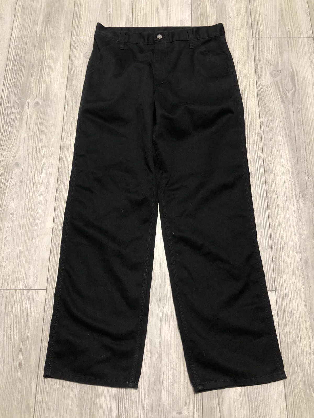 Carhartt Vintage Carhartt Simple Black Pants Y2K Size US 31 - 4 Thumbnail