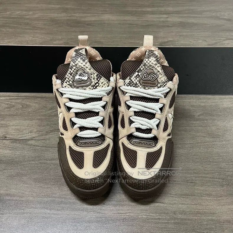 Louis Vuitton Louis Vuitton Skate brown snake full of marks shoes Size US 9.5 / EU 42-43 - 2 Thumbnail