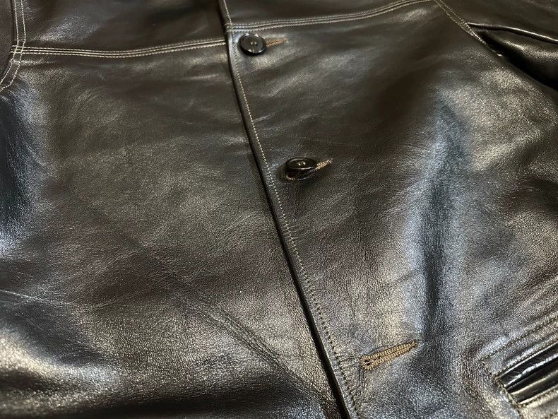 The Real McCoy's the real mccoys Size 40Leather Jacket, Conductor's Horse Le Size US L / EU 52-54 / 3 - 3 Thumbnail