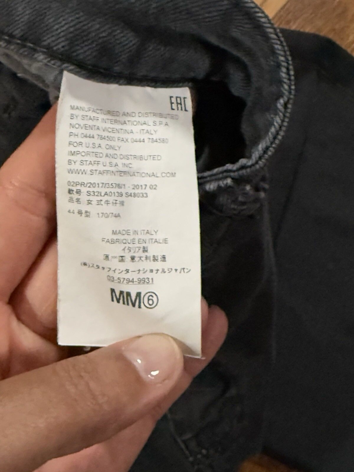 Maison Margiela Maison Margiela MM6 Patchwork Jeans Straight Leg 30x28 Size US 30 / EU 46 - 3 Thumbnail