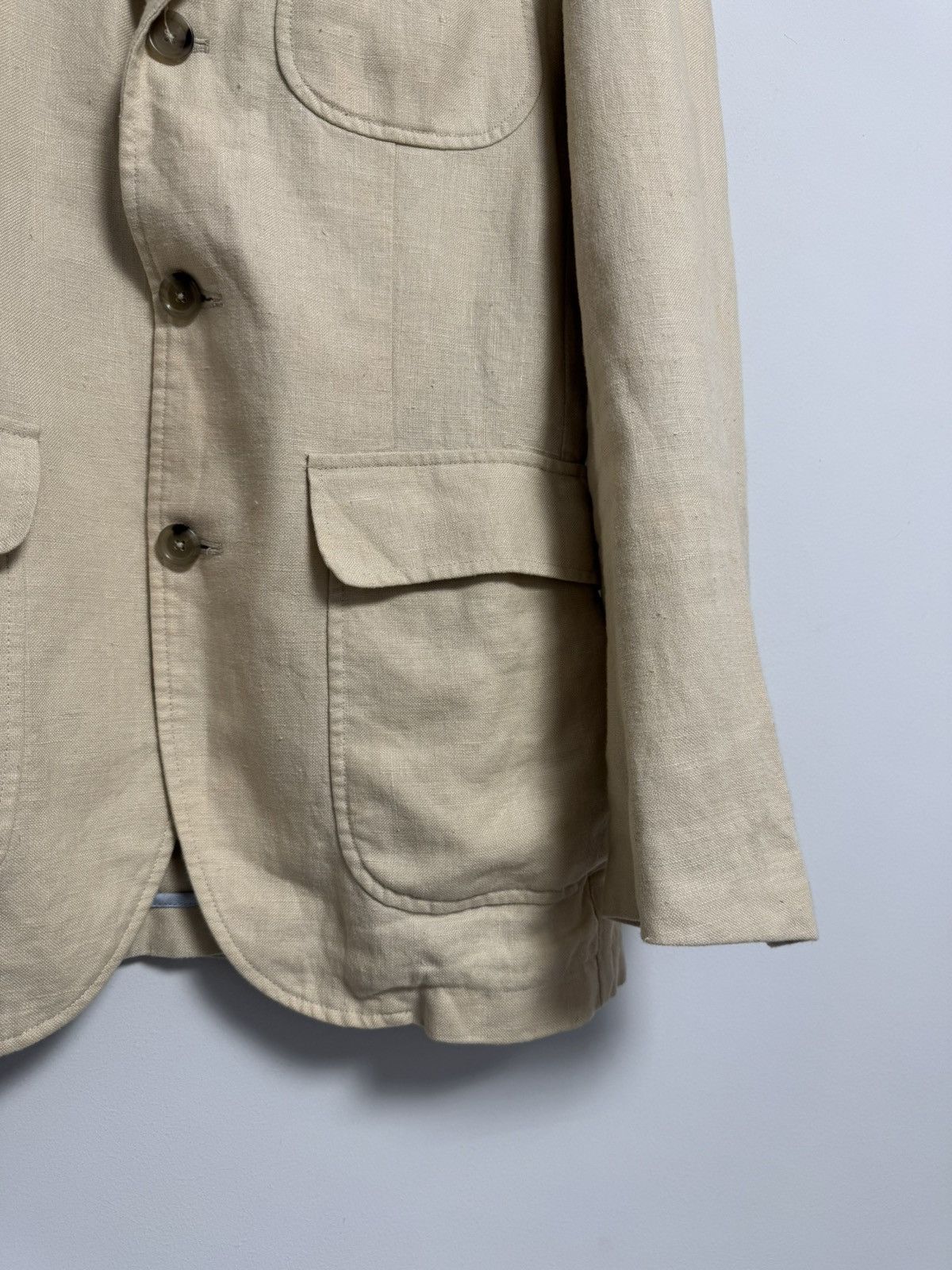 Polo Ralph Lauren Polo Ralph Lauren Blazer Beige Luxury Vintage Size 40R - 2 Thumbnail