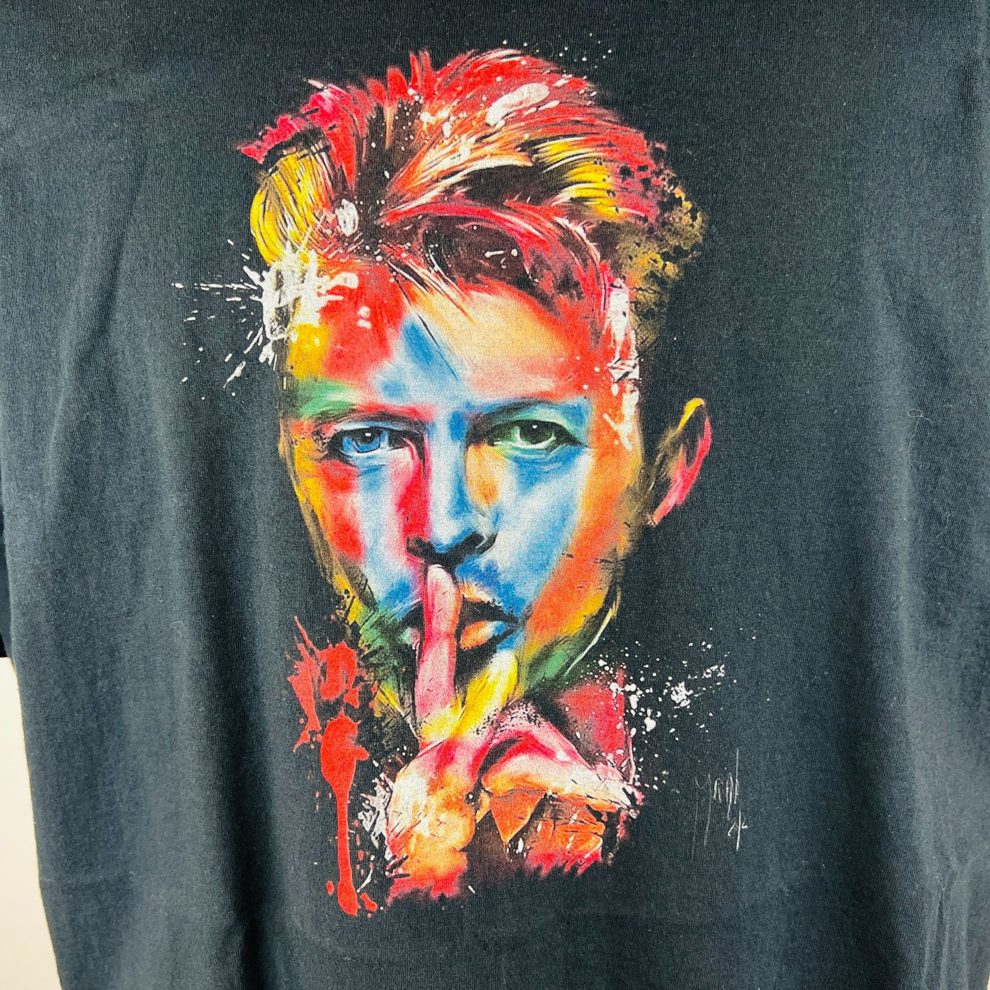 Jerzees David Bowie Portrait Watercolor 3XL T-Shirt Shirt Size US XXL / EU 58 / 5 - 2 Thumbnail