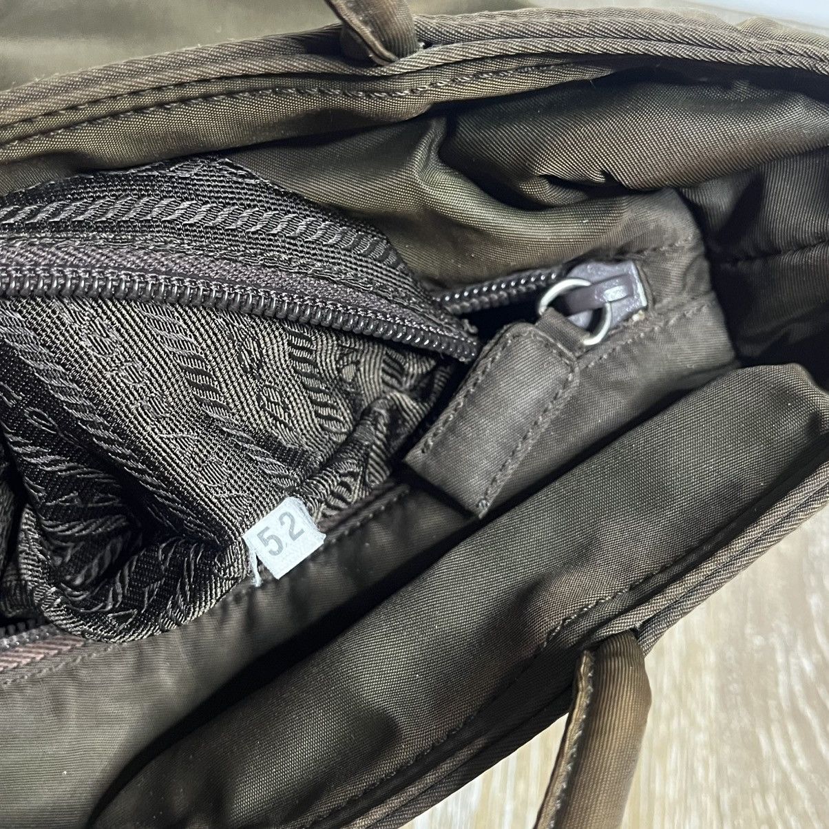 Prada vintage brown prada nylon bag Size ONE SIZE - 9 Thumbnail