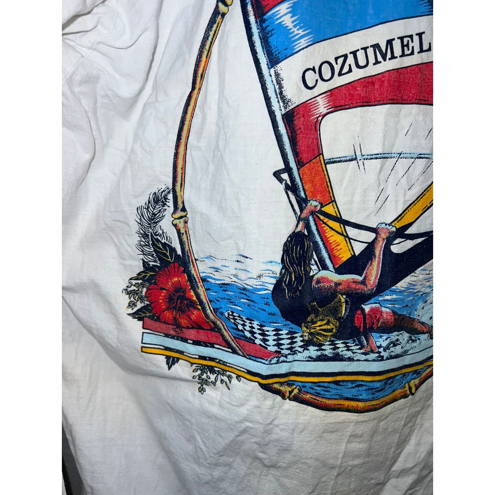 Vintage Vintage Tropical Touch Hoodie Cozumel Wind Surf Windbreaker Size US M / EU 48-50 / 2 - 10 Thumbnail