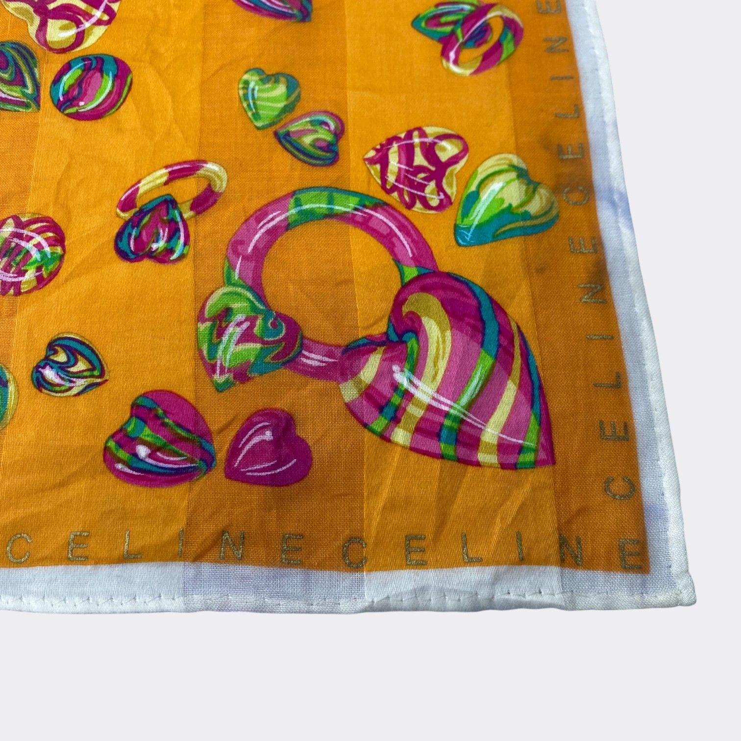 Celine Vintage Celine Handkerchief Neckerchief Bandana H156R Size ONE SIZE - 3 Thumbnail