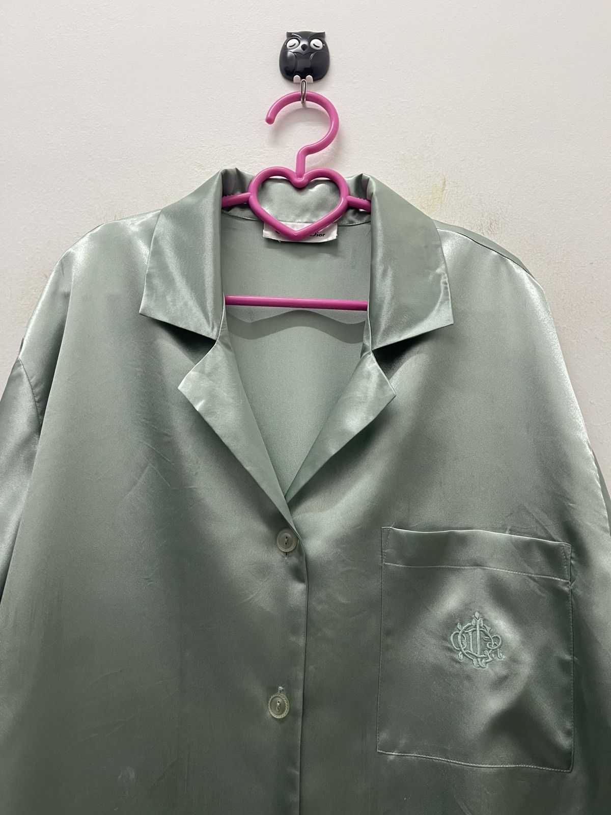 Christian Dior Monsieur Rare Vintage CHRISTIAN DIOR Satin Silk Size M / US 6-8 / IT 42-44 - 2 Thumbnail