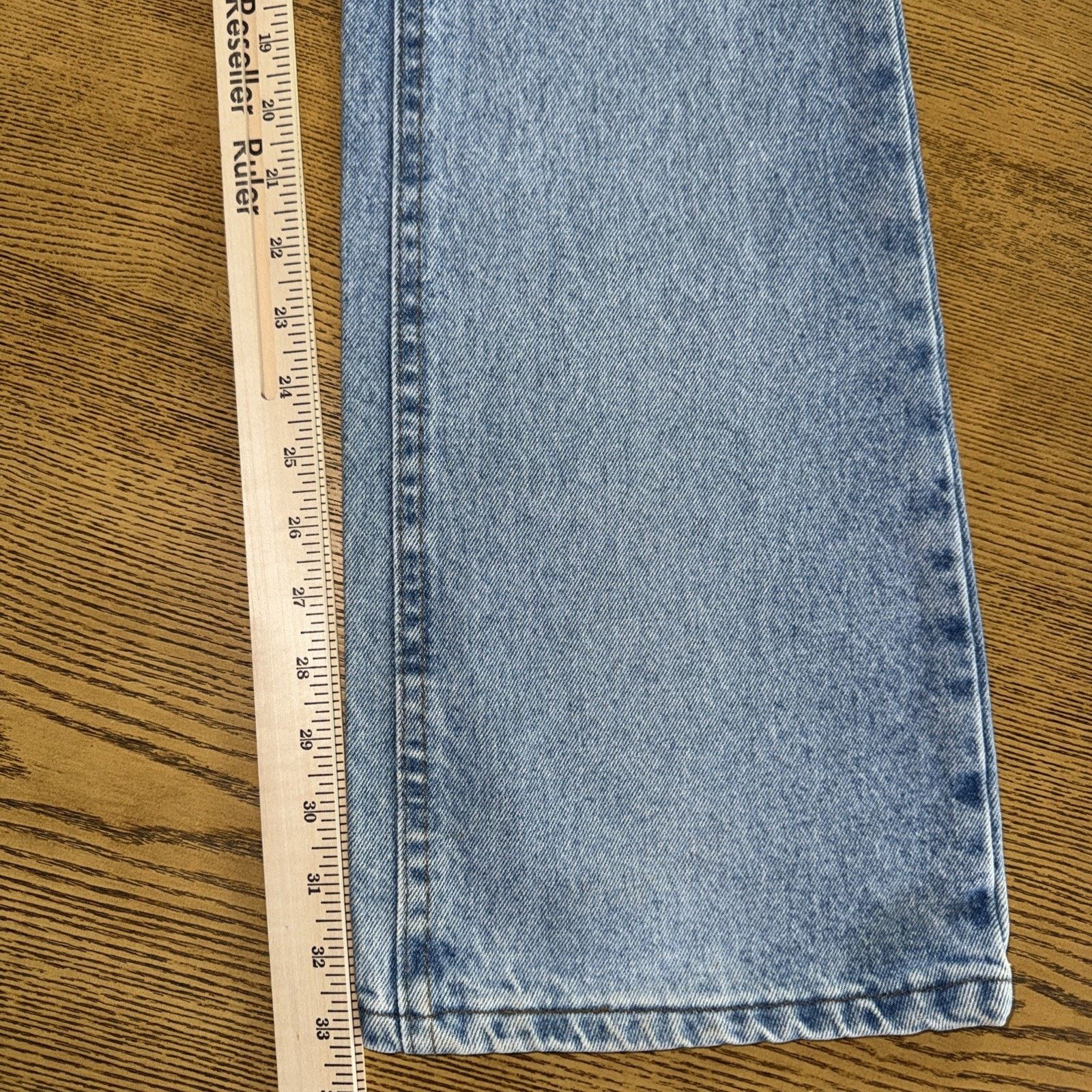 Lee Vintage Y2K 2001 Lee Dungarees Flare Jeans 9 Long 30W 33L Size 30" / US 8 / IT 44 - 5 Thumbnail