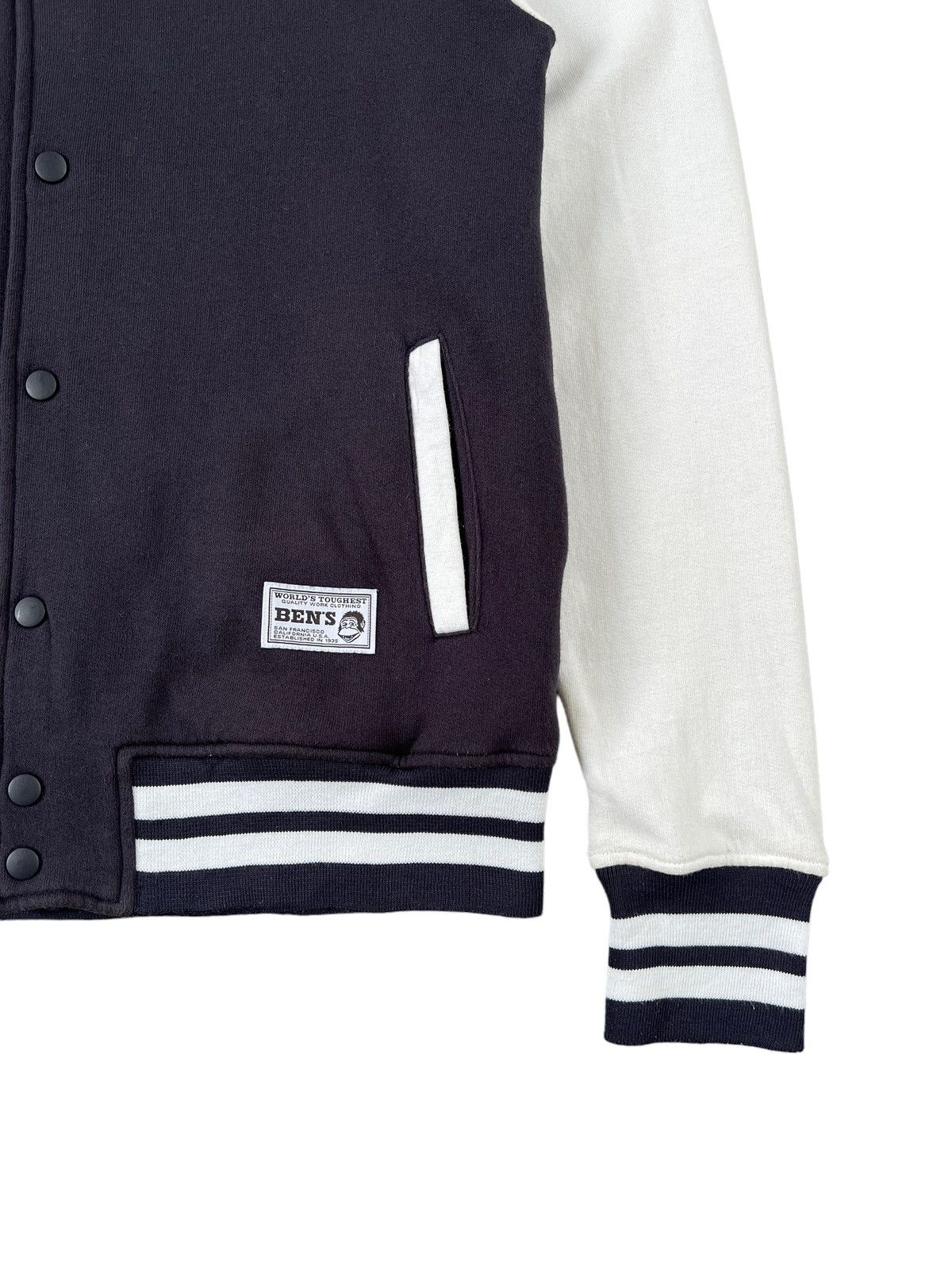 Ben Davis Ben Davis Snap Button Cotton Varsity Jacket Size US L / EU 52-54 / 3 - 4 Thumbnail