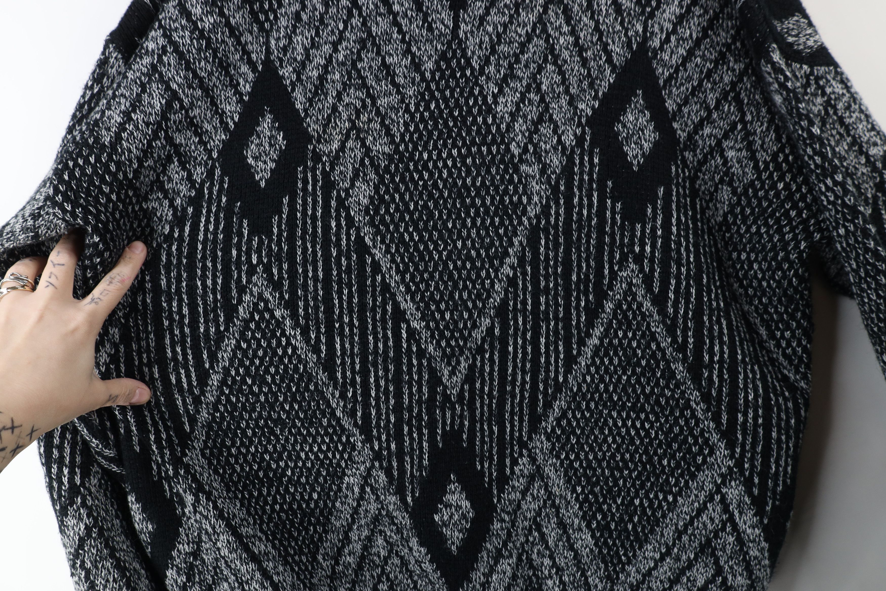 Vintage Vintage 90s Coogi Style Diamond Knit Mom Crewneck Sweater Size XL / US 12-14 / IT 48-50 - 4 Thumbnail