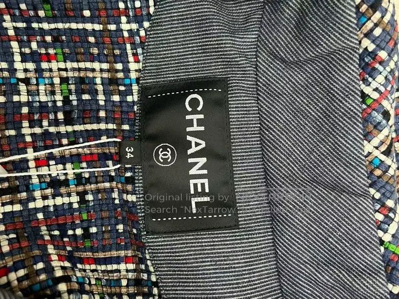 Other Chanel Classic thick tweed colour tweed long jacket Size XXS / US 00 / IT 34 - 5 Thumbnail