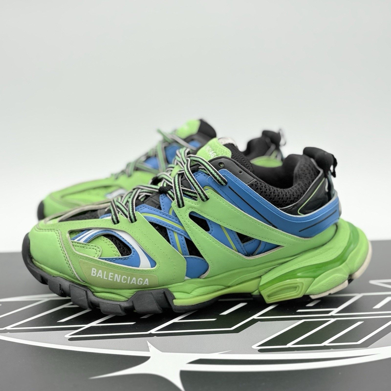 Balenciaga Balenciaga Track ' Blue Green ' | GOOD CONDITION! Size US 7 / EU 40 - 1 Thumbnail
