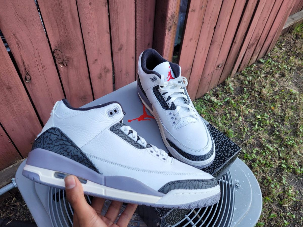 Jordan Brand Jordan 3 Grey Cement Size US 12 / EU 45 - 4 Thumbnail
