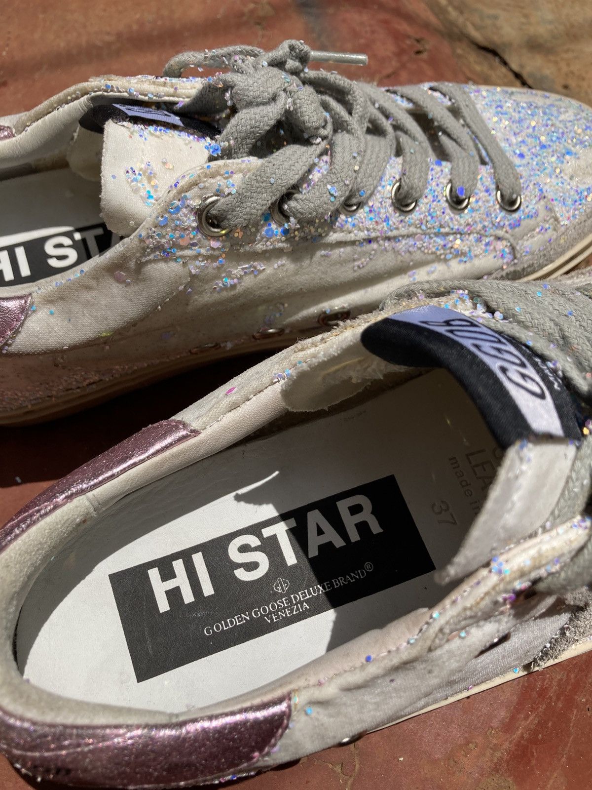 Golden Goose Golden Goose Hi Star Sneakers Size US 7 / IT 37 - 7 Thumbnail