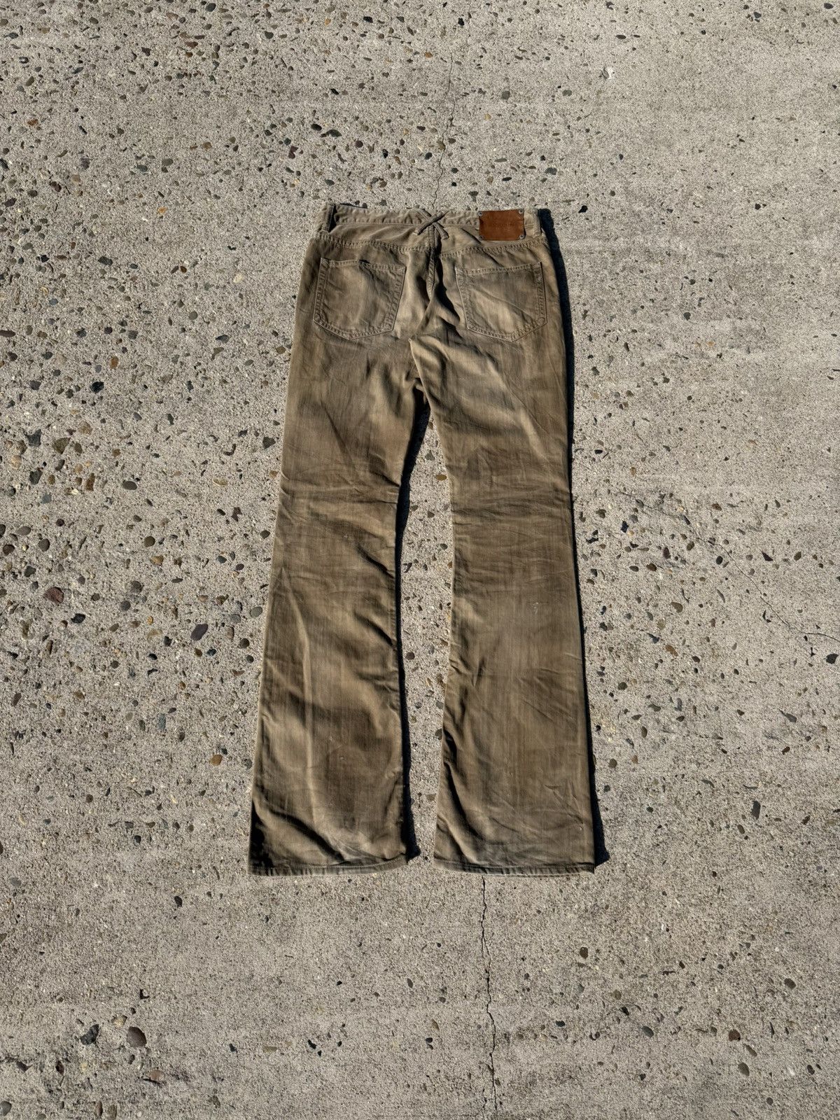 Isamu Katayama Backlash Isamu Katayama Backlash Bootcut Khaki Pants Size US 30 / EU 46 - 2 Thumbnail