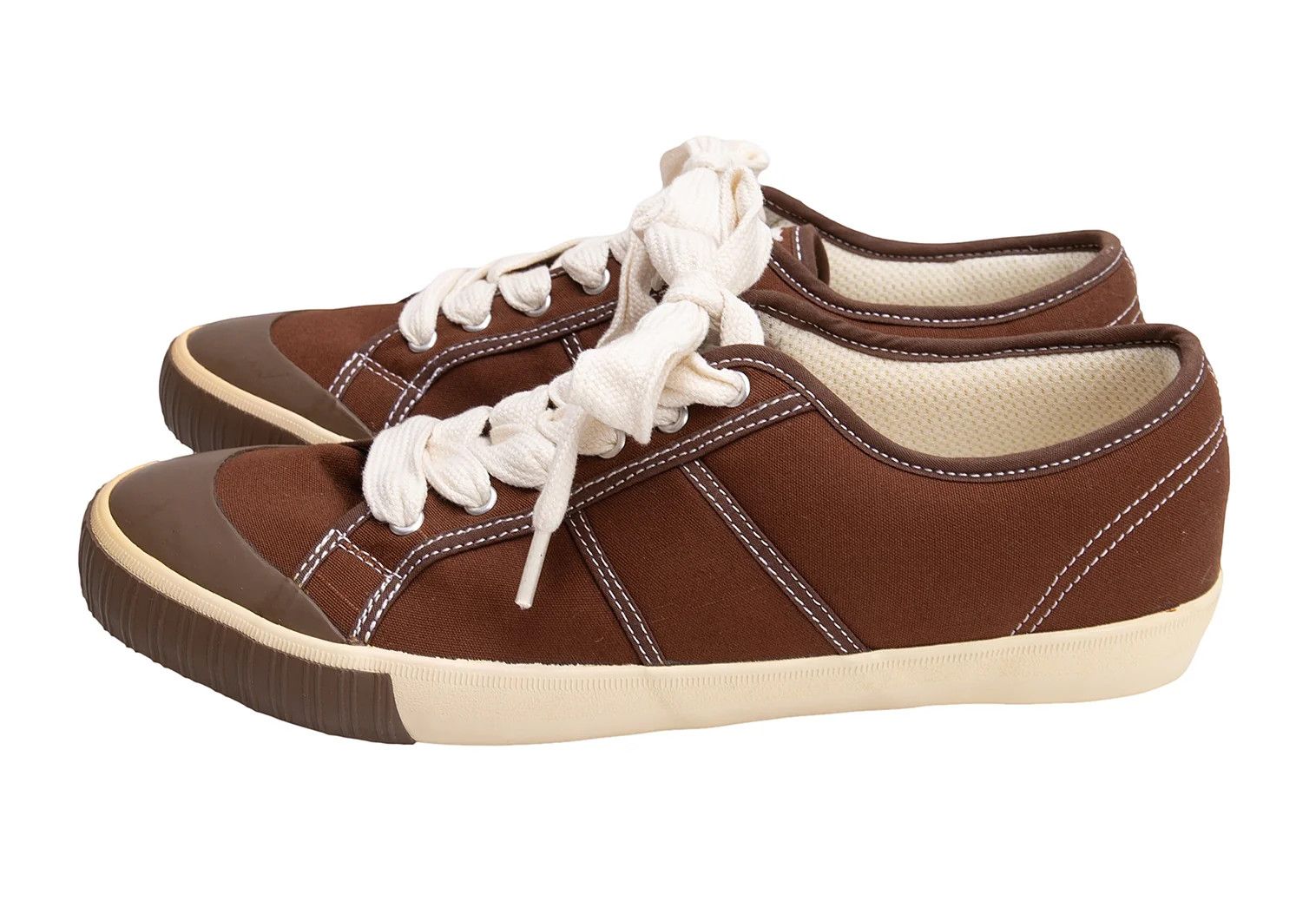 Ganryu Canvas Sneakers in Brown Size L (28th Position) Size US 10 / EU 43 - 3 Thumbnail