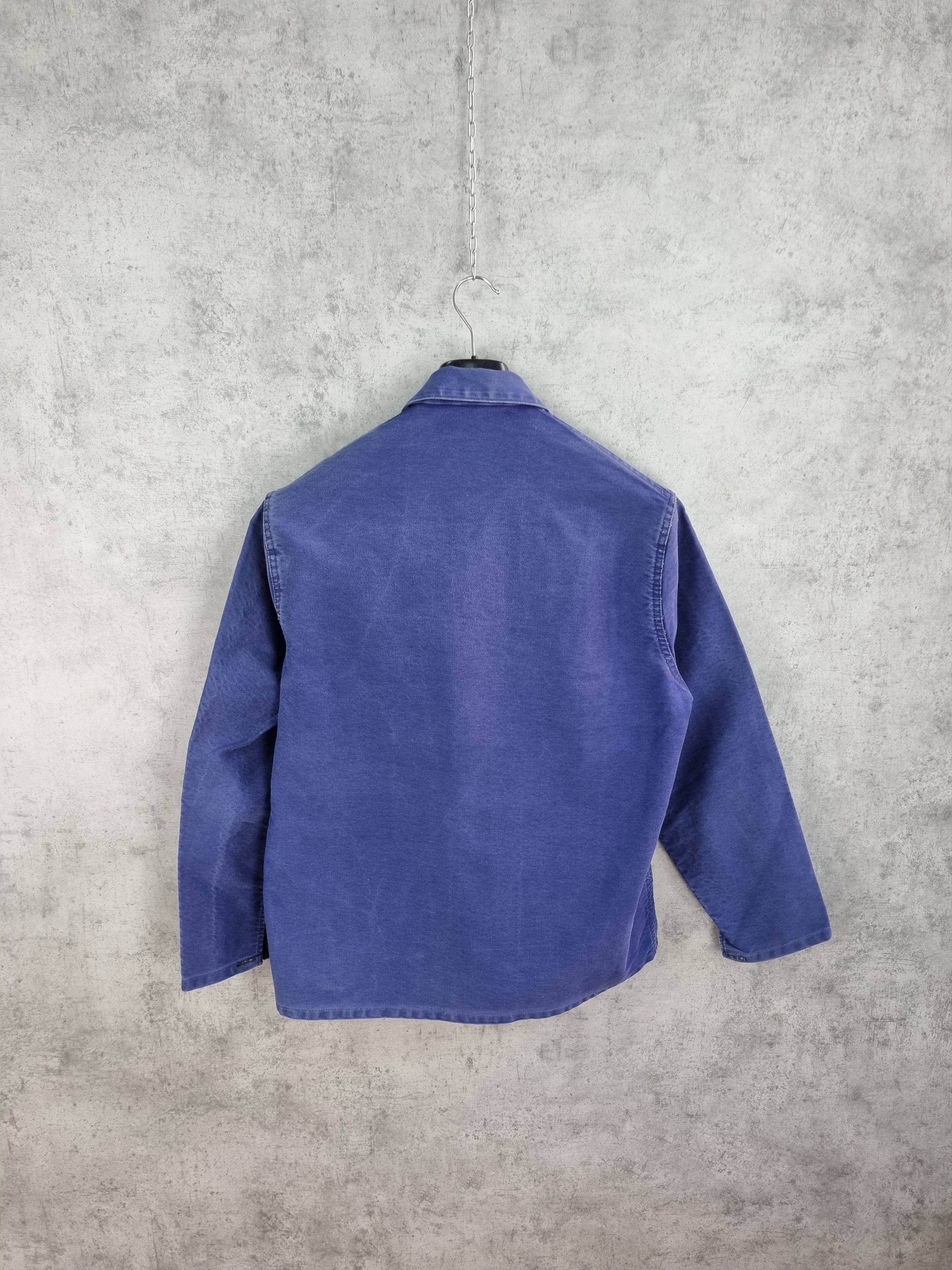 Le Laboureur Vintage French Chore Worker Relaxed Fit Faded Light Jacket Size US XL / EU 56 / 4 - 16 Thumbnail