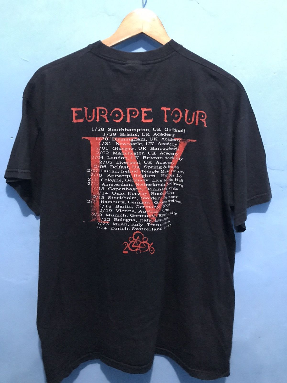 Band Tees Coheed And Cambria Europe Tour Tee Size US L / EU 52-54 / 3 - 11 Thumbnail