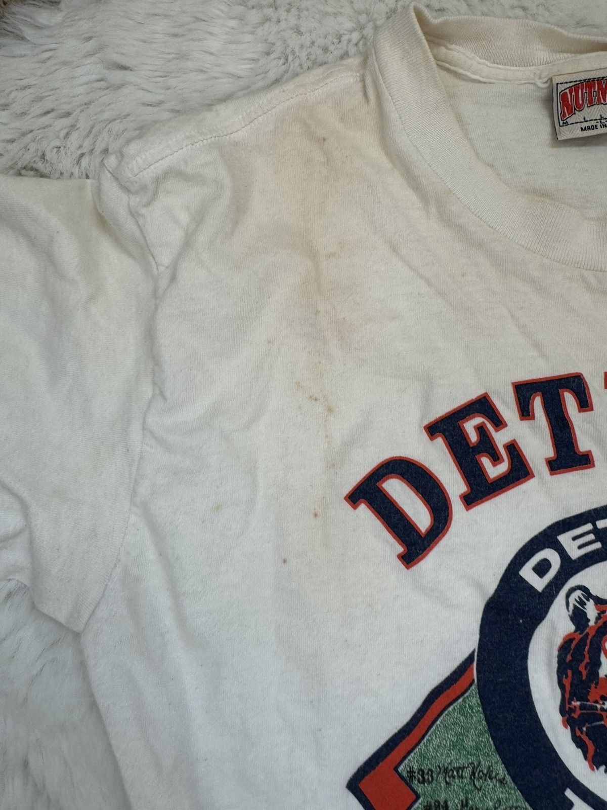 Nutmeg × Vintage Vintage Nutmeg tigers tee 1989 Size US L / EU 52-54 / 3 - 4 Thumbnail