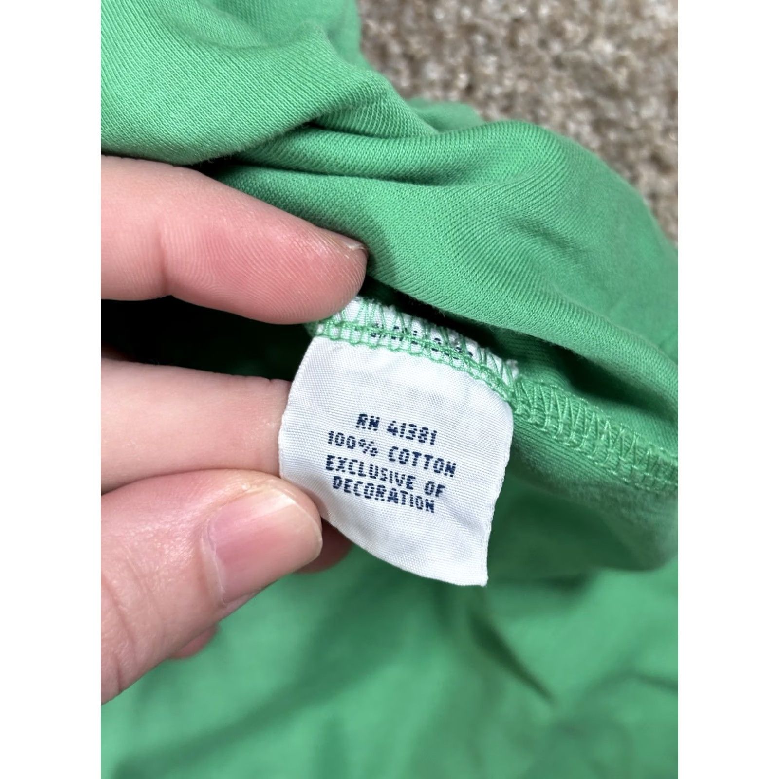 Polo Ralph Lauren Polo Ralph Lauren Men's Green Short Sleeve Shirt Pima Soft Touch Size Large Size US L / EU 52-54 / 3 - 5 Thumbnail
