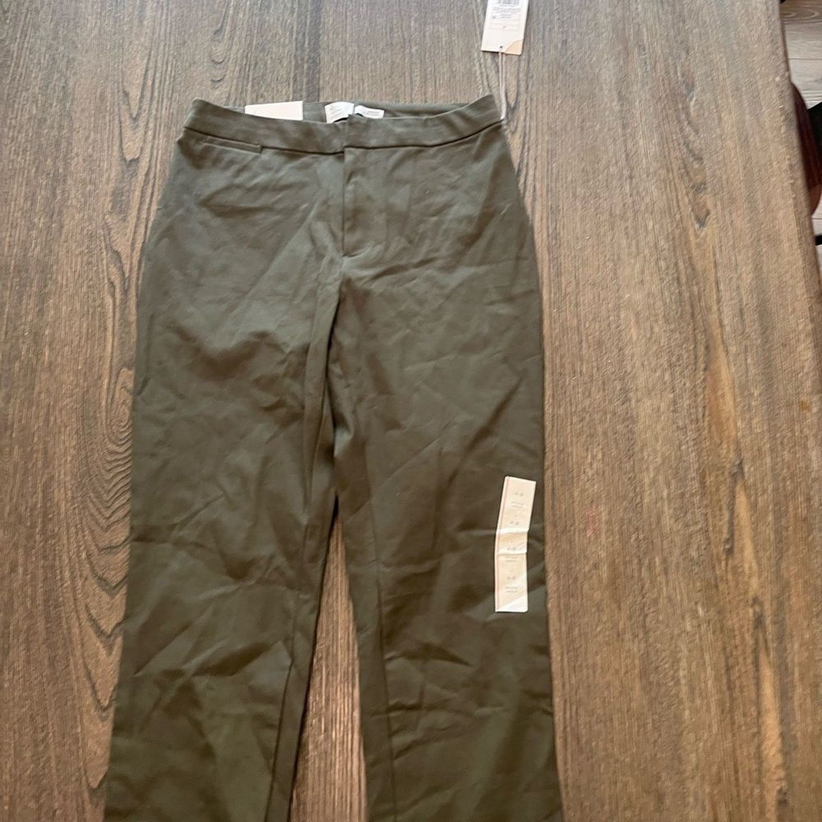 Vintage NWT A New Day Stretch Skinny Leg Olive Green Pants Size 4 Size 27" / US 4 / IT 40 - 3 Thumbnail