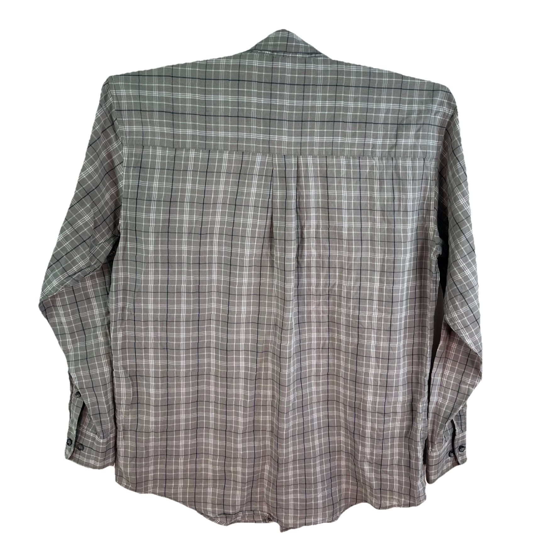 Wrangler Wrangler Rita Plaid Button Down Shirt Men’s L Long Sleeve Gray Size US L / EU 52-54 / 3 - 2 Thumbnail