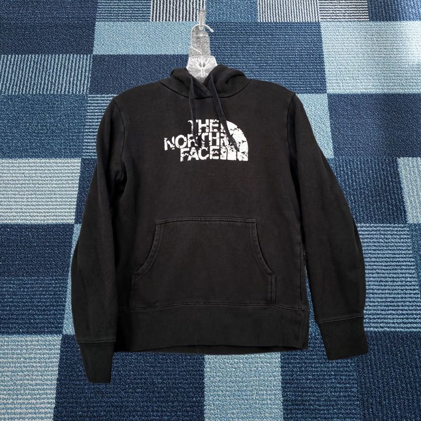 The North Face The North Face Hoodie Women S Black Pullover Hooded Drawstring Pocket Knit Size S / US 4 / IT 40 - 1 Thumbnail