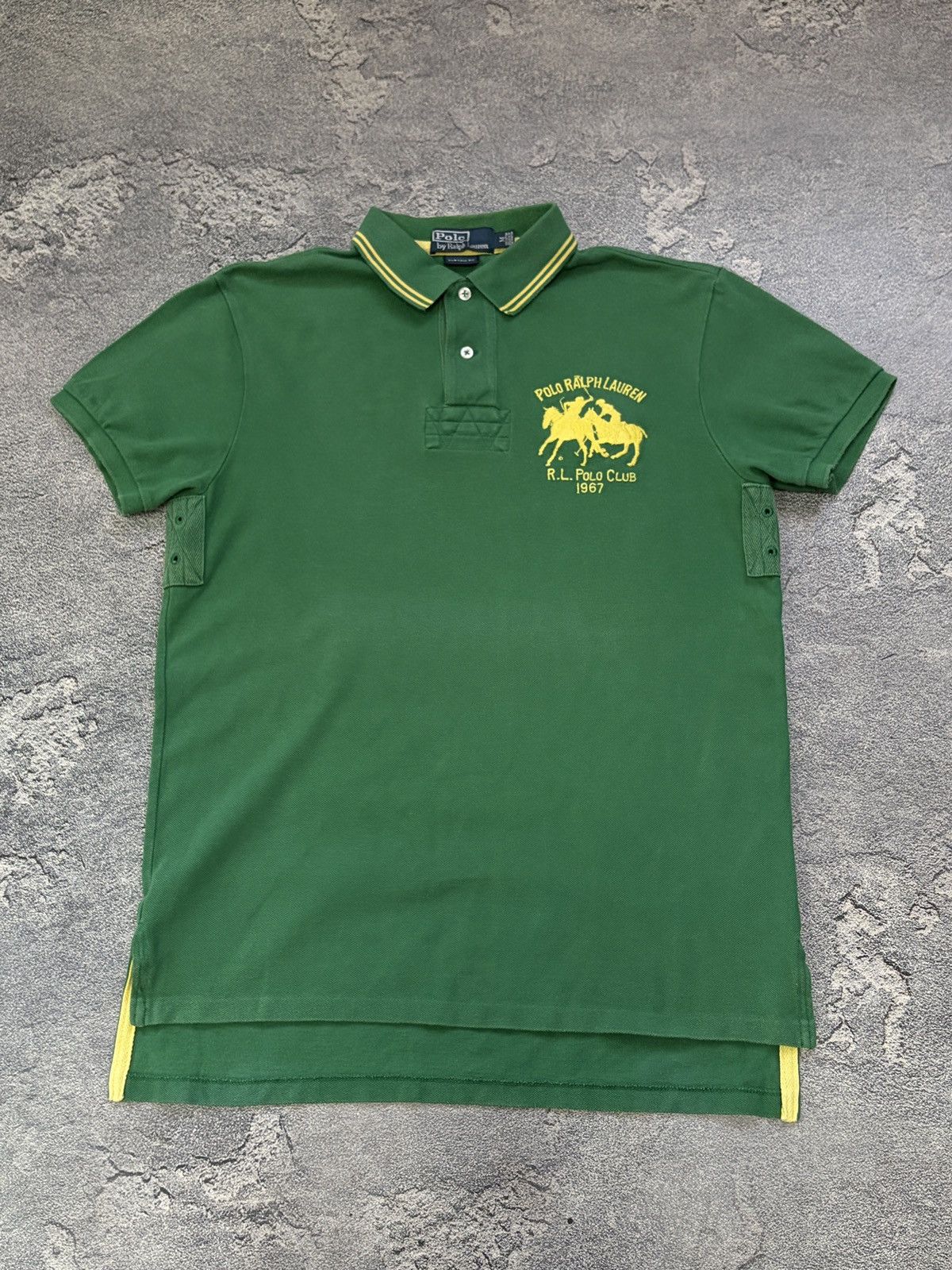 Polo Ralph Lauren Polo Ralph Lauren Custom Fit Big Pony Club 1967 Shirt Green Size US M / EU 48-50 / 2 - 1 Thumbnail